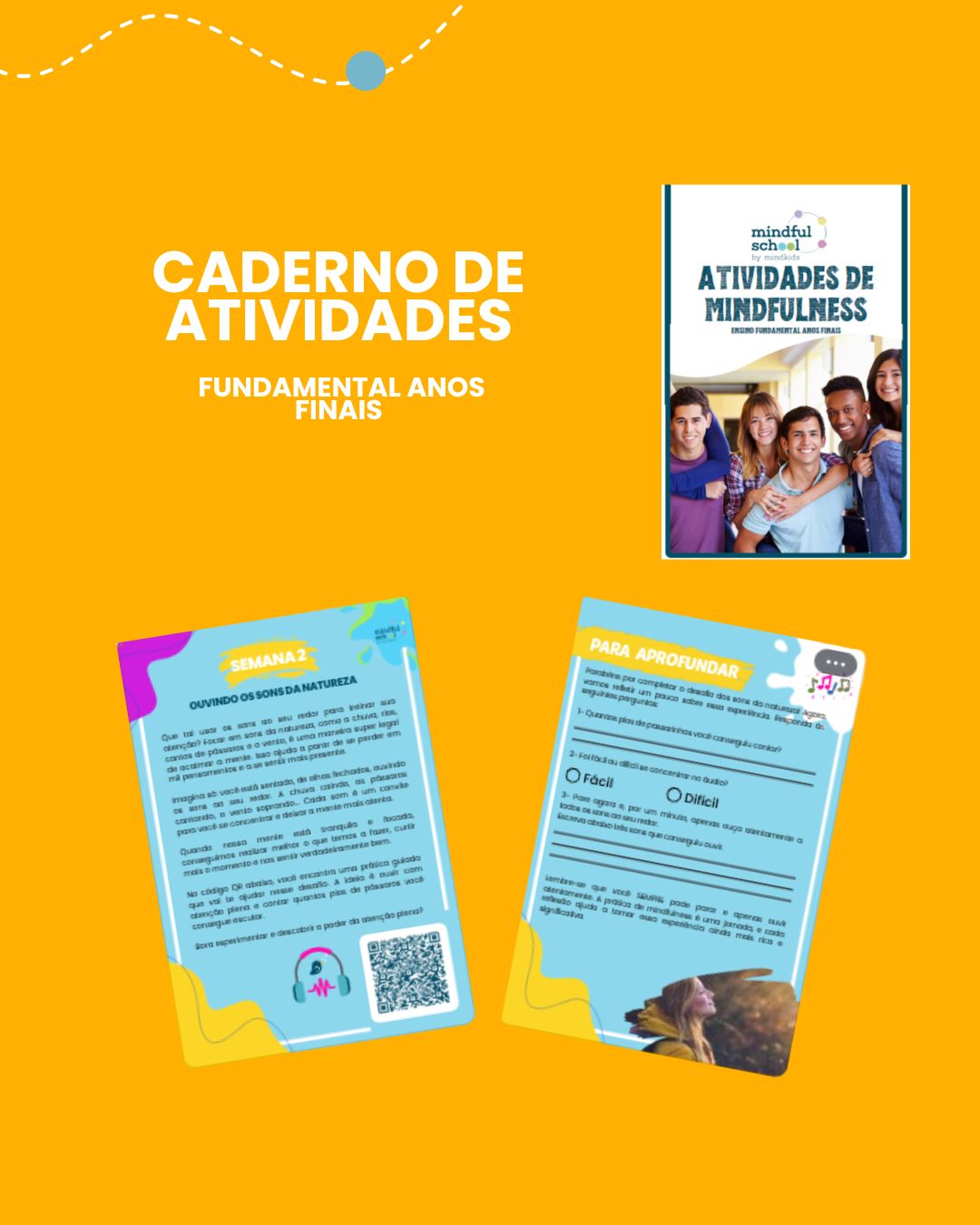 Caderno de Atividades Mindful School - Fundamental Anos Finais - Puzzle
